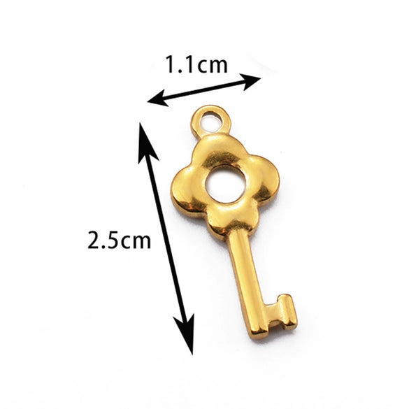 Stainless Steel Oil Pressure Hollow Geometric Pendant Diy Jewelry Accessories With Electroplating