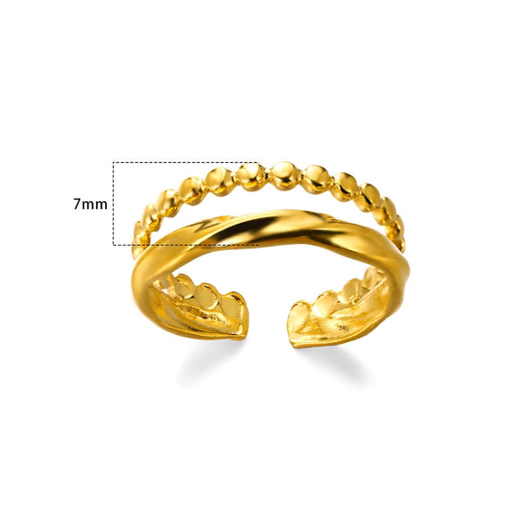 Stainless Steel Oil Pressure Ring Irregular With Crown Heart Shape Letters Numbers Text Electroplated Unisex