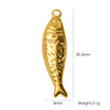 Stainless Steel Oildrip Coffee Cup Sailboat Fish Bicycle Pendant Accessories Electroplated