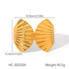 Stainless Steel Open Bracelet Ins Style Geometric Electroplating