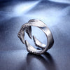 Stainless Steel Open Dragon Ring For Men Polished Geometric Lucky Statement Jewelry