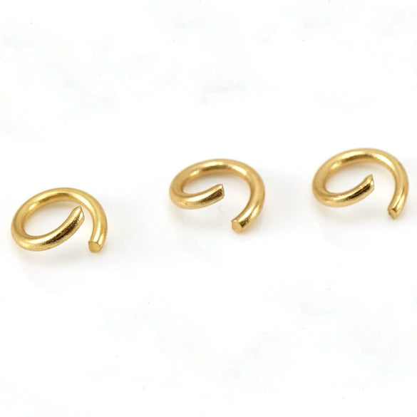 316L Stainless Steel Open Ring Accessories Electroplated Bracelet Necklace Accessories