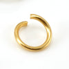 316L Stainless Steel Open Ring Accessories Electroplated Bracelet Necklace Accessories