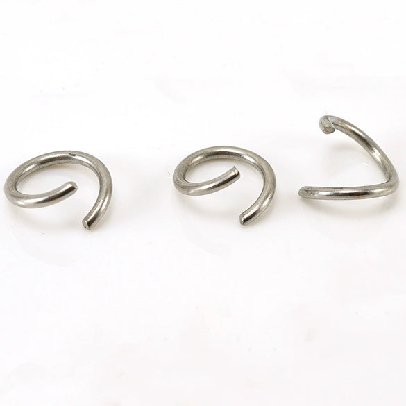 316L Stainless Steel Open Ring Accessories Electroplated Bracelet Necklace Accessories