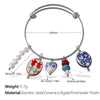 316L Stainless Steel Open Thin Irregular Minimalist Retro Personality Electroplated Bracelet