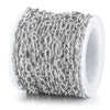 Stainless Steel Oshaped Cross Chain Jewelry Chain Electrolytic Brightening Diy Necklace Bracelet