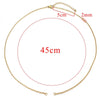 Stainless Steel Oshaped Cross Half Chain Broken Cuban Chain Hanging Double Ring Chain Cartoon Geometric Diy Jewelry Accessories Necklace With Electroplating