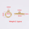 Stainless Steel Ot Buckle Jewelry Accessories Diy Handmade Materials For Necklace And Bracelet With Electroplating