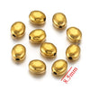 Stainless Steel Oval Drop And Curved Electroplated Spacer And Positioning Beads For Diy Jewelry Accessories