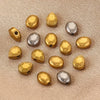 Stainless Steel Oval Drop And Curved Electroplated Spacer And Positioning Beads For Diy Jewelry Accessories