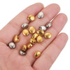 Stainless Steel Oval Drop And Curved Electroplated Spacer And Positioning Beads For Diy Jewelry Accessories