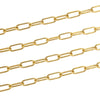 Stainless Steel Oval Hip Hop Necklace Chain With Electroplating Process