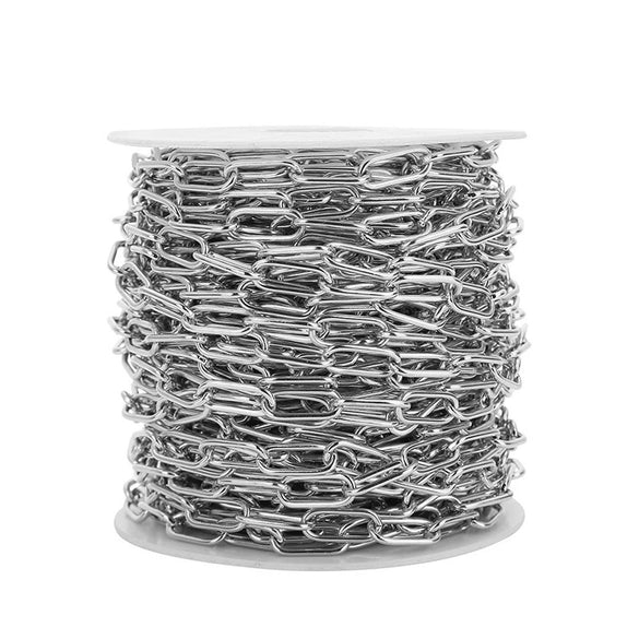 Stainless Steel Oval Hip Hop Necklace Chain With Electroplating Process