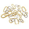 Stainless Steel Oval Melon Seed Jewelry Buckle Necklace Diy Handmade Electroplated Semi Finished Pendant Jewelry Accessories