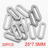 Stainless Steel Oval Rectangular Border Fish Pattern Electroplated Diy Jewelry Handmade Earrings Connector Supplies Accessories
