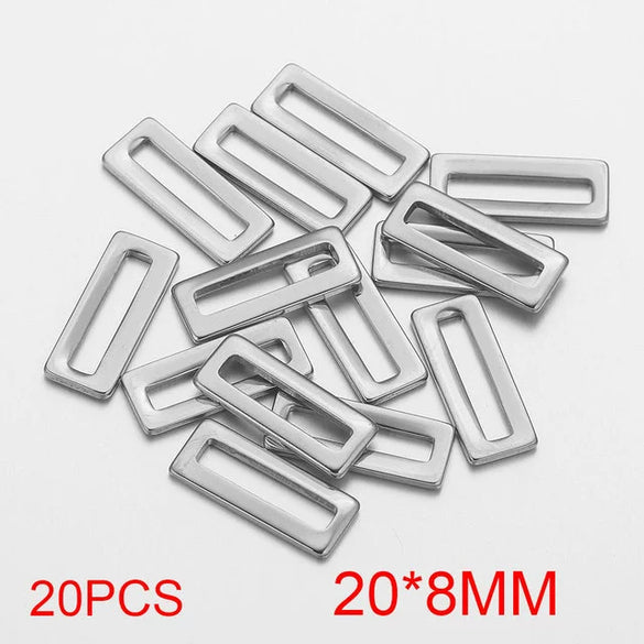 Stainless Steel Oval Rectangular Border Fish Pattern Electroplated Diy Jewelry Handmade Earrings Connector Supplies Accessories