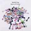 Stainless Steel Painted Geometric Circular Nose Rings Eyebrow Nails Cshaped Ear Bone Nails Lip Nail Piercing Jewelry