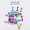 Stainless Steel Painted Geometric Circular Nose Rings Eyebrow Nails Cshaped Ear Bone Nails Lip Nail Piercing Jewelry