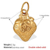 316L Stainless Steel Palm Sixpointed Star Shape Pendant Jewelry For Women Plated With Gold
