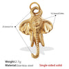 316L Stainless Steel Palm Sixpointed Star Shape Pendant Jewelry For Women Plated With Gold