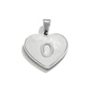 Stainless Steel Peach Heart And English Letter Diy Handmade Electroplated Pendant Necklace Accessories