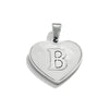 Stainless Steel Peach Heart And English Letter Diy Handmade Electroplated Pendant Necklace Accessories