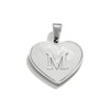 Stainless Steel Peach Heart And English Letter Diy Handmade Electroplated Pendant Necklace Accessories