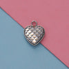 Stainless Steel Peach Heart Fish Scale Pendant Jewelry Accessories Fine Polishing