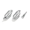 Stainless Steel Peanut And Drop Shape Bracelet Buckle Jewelry Accessories Polished And Electroplated