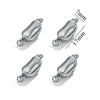 Stainless Steel Peanut And Drop Shape Bracelet Buckle Jewelry Accessories Polished And Electroplated