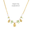 Stainless Steel Pearl Animal Zodiac Style Necklace With Electroplating Process