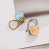 Stainless Steel Pearl Ear Hook Jewelry Accessories Ushaped Round Electroplated