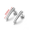 Stainless Steel Pearl Electroplated 18K Irregular Fashion Ol Style Earrings Accessories