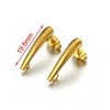 Stainless Steel Pearl Electroplated 18K Irregular Fashion Ol Style Earrings Accessories