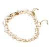 Stainless Steel Pearl Minimalist Totem Electroplating Women's Necklace Bracelet Diy Accessories