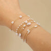 Stainless Steel Pearl Minimalist Totem Electroplating Women's Necklace Bracelet Diy Accessories