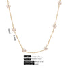 Stainless Steel Pearl Minimalist Totem Electroplating Women's Necklace Bracelet Diy Accessories
