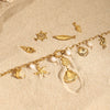 Stainless Steel Pearl Ocean Wind Dolphin Seahorse Hammer Starfish Geometric Necklace With Electroplating For Women