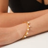 Stainless Steel Pearl Open Bracelets Irregular Elegant Minimalist Set With Pearls