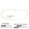 Stainless Steel Pearl Waist Chain With Sunflower Pendant Electroplated 18K Gold Colorpreserving Women's Body Jewelry