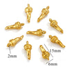 Stainless Steel Pendant Accessories With Bow And Crown Pattern Electroplated