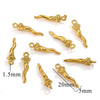 Stainless Steel Pendant Accessories With Bow And Crown Pattern Electroplated