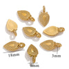 Stainless Steel Pendant Accessories With Bow And Crown Pattern Electroplated