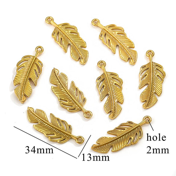 Stainless Steel Pendant Accessories With Bow And Crown Pattern Electroplated