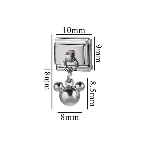 Stainless Steel Pendant Bracelet And Diy Jewelry With Totem Pattern And Electroplating Process In Cute Small Style And Animal Theme