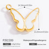 Stainless Steel Pendant Daisy Butterfly Oil Drop Totem Fashion Ol Handmade Jewelry Accessories
