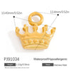 Stainless Steel Pendant Jewelry Accessories With Colorpreserving And Electroplating Style