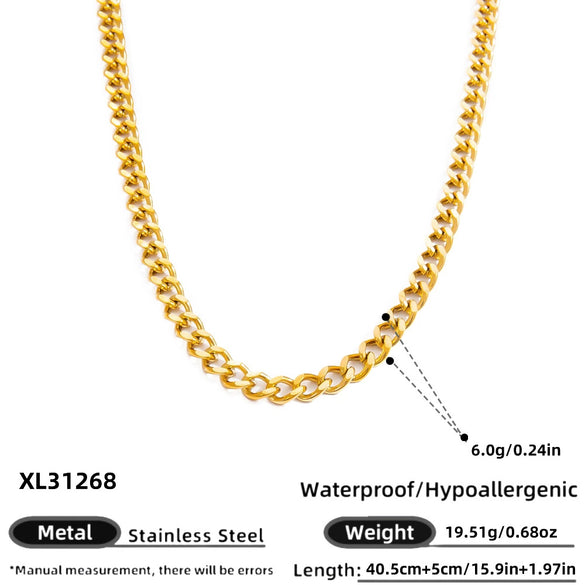 Stainless Steel Pendant Necklace With Sea Life Pattern Electroplated In Holiday Style For Women