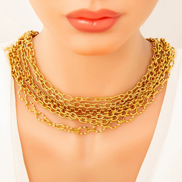 Stainless Steel Pendant Necklace With Sea Life Pattern Electroplated In Holiday Style For Women