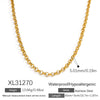 Stainless Steel Pendant Necklace With Sea Life Pattern Electroplated In Holiday Style For Women